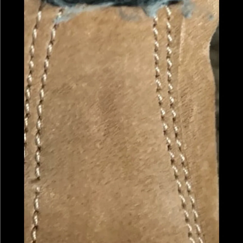 CLOUD NINE Sheepskin Tan Booties Slippers Toddlers Boys/ Girls Size 8/9